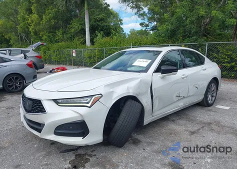 2022 Acura Tlx Standard z USA, uszkodzony, nr VIN 19UUB5F30NA002098
